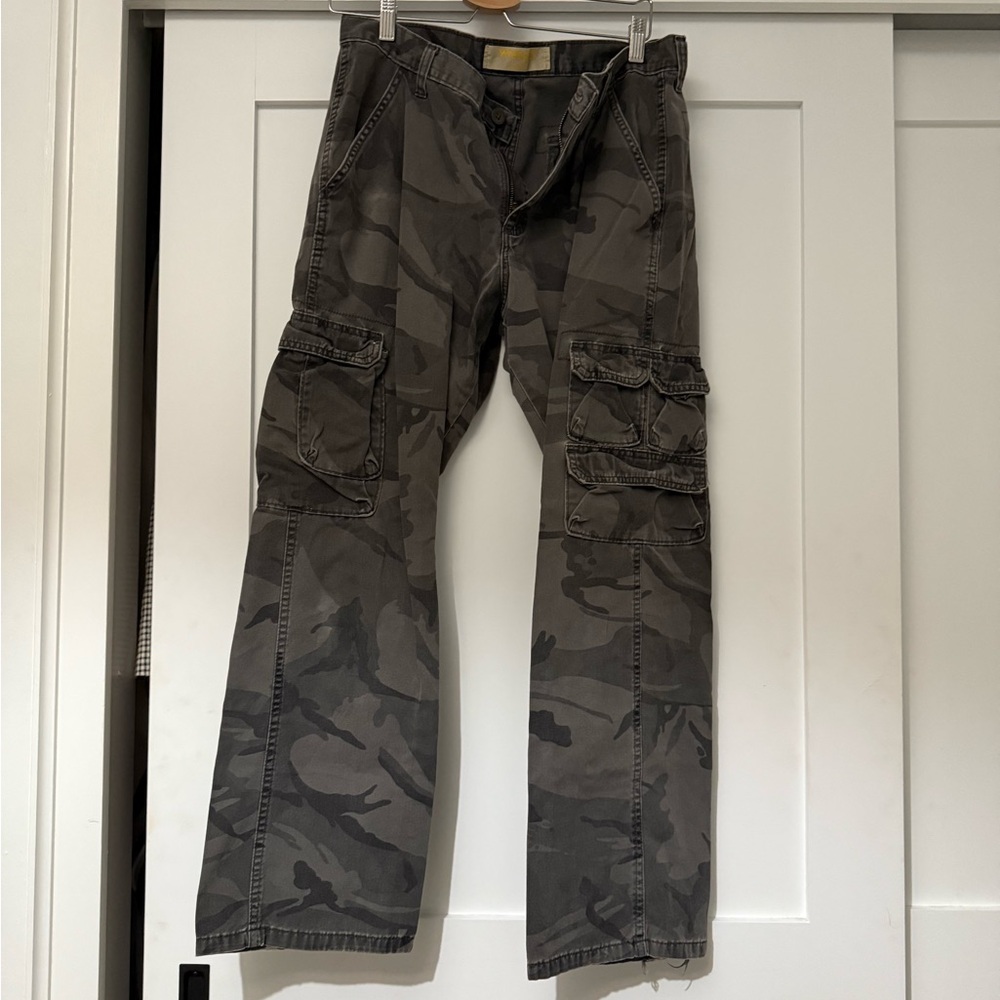 Wrangler Gray Cargo Pants Urban Style